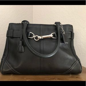 Coach leather handbag
